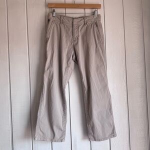 Vintage Polo Jeans Ralph Lauren Beige Cropped Pants